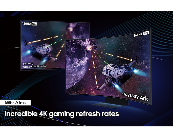 Samsung 55'' Gaming Monitor Smart Curved Mini LED LS55CG970NUXXU (No Wall Mount) (Refurbished B-Grade)
