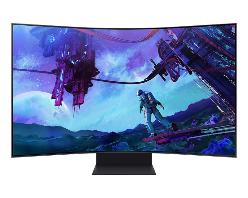 Samsung 55'' Gaming Monitor Smart Curved Mini LED LS55CG970NUXXU (No Wall Mount) (Refurbished B-Grade)