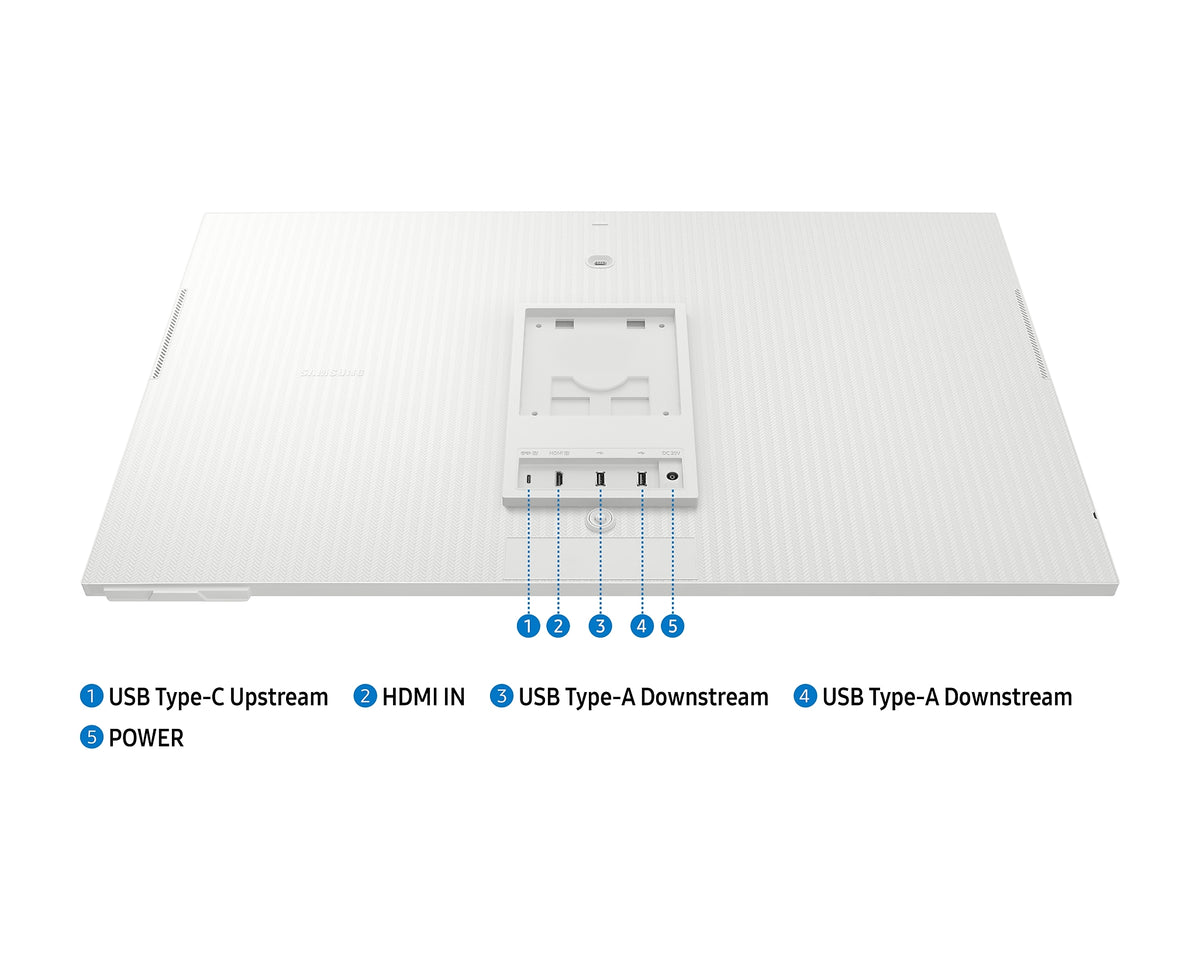 Samsung 32'' Smart Monitor With Speakers M8 M80F 3840x2160 UHD LS32FM801UUXXU (Renewed)