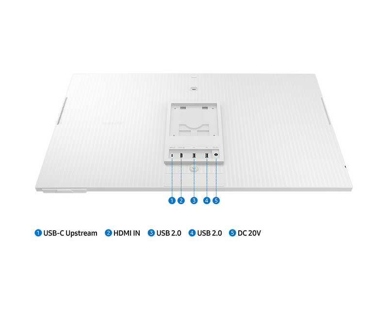 Samsung 32'' Smart Monitor Speakers LS32DM801UUXXU (Has 1 Dust Specks On Screen) (Refurbished B-Grade)