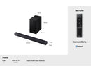 Samsung Soundbar B-Series Dolby 2.1Ch With Subwoofer Bass Boost HW-B450F/XU (New)