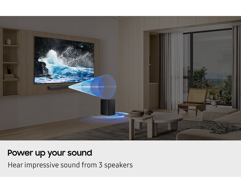 Samsung Soundbar B-Series Dolby 2.1Ch With Subwoofer Bass Boost HW-B450F/XU (New)