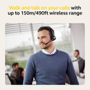 Jabra Engage 55 Mono Wireless Headset Link 400 USB DECT Adapter Noise-Cancelling (New)