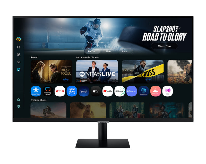 Samsung 32'' Smart Monitor With Speakers 3840x2160 4K UHD HDR10 LS32FM702UUXXU (New / Open Box)