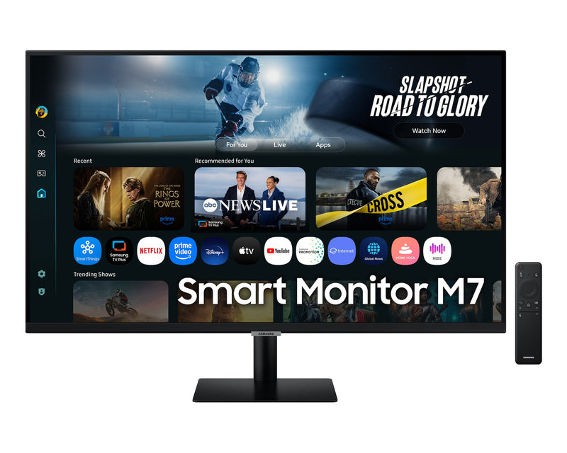 Samsung 32'' Smart Monitor With Speakers 3840x2160 4K UHD HDR10 LS32FM702UUXXU (New / Open Box)
