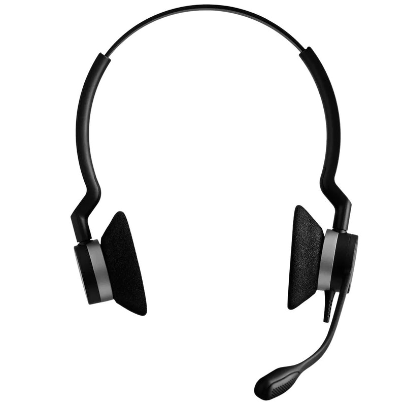 Jabra Biz 2300 Duo QD Noise Cancelling Corded Headset Adjustable Boom Microphone (New)