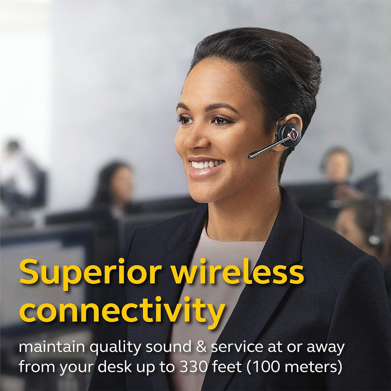 Jabra Engage 65 Convertible DECT Headset Wireless Noise Cancellation Busy Light (New)