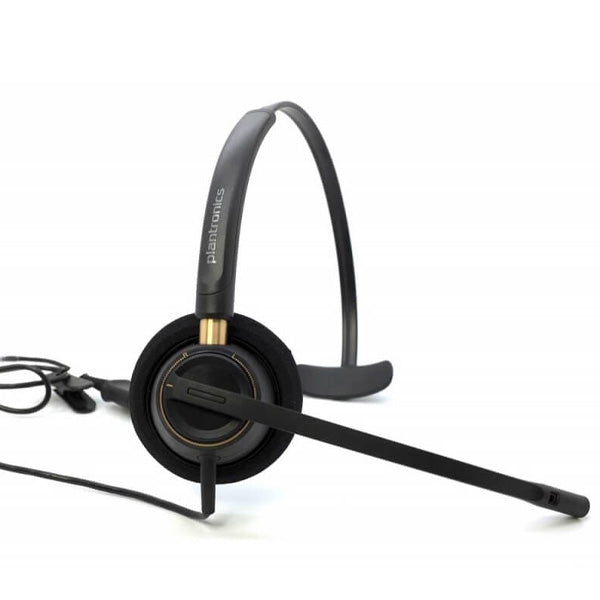 Plantronics HW510 EncorePro Noise Cancelling Over Head Monaural Headset (New)