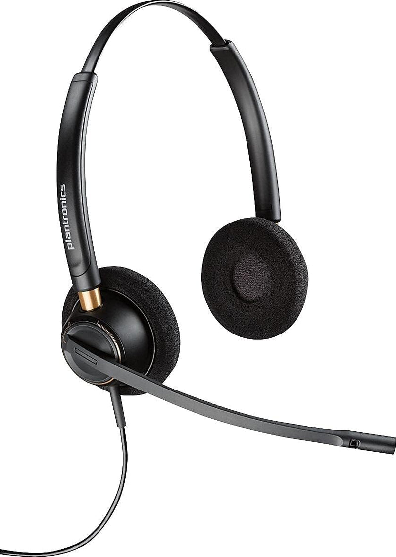 Plantronics EncorePro HW520 Headset Over Head Binaural Noise Cancelling (New)