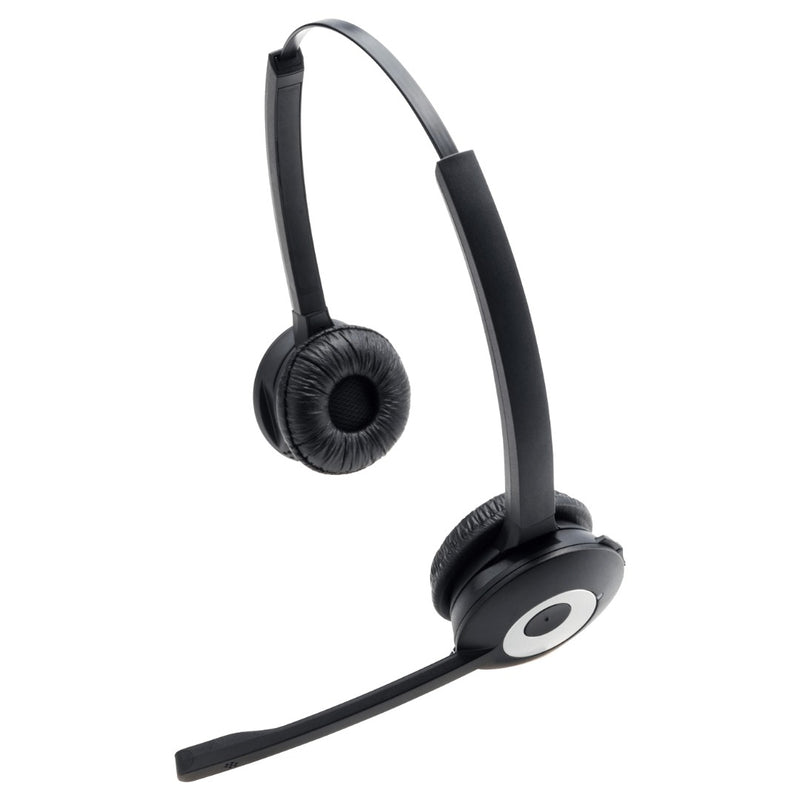 Jabra Pro 920 DECT Wireless On-Ear Stereo Headset HD Voice Noise-Cancellation (Renewed)