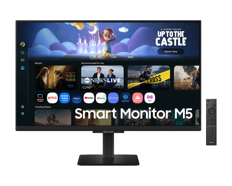 Samsung 27'' Smart Monitor M5 M50F FHD With Speakers 1920x1080 LS27FM500EUXXU (Renewed)