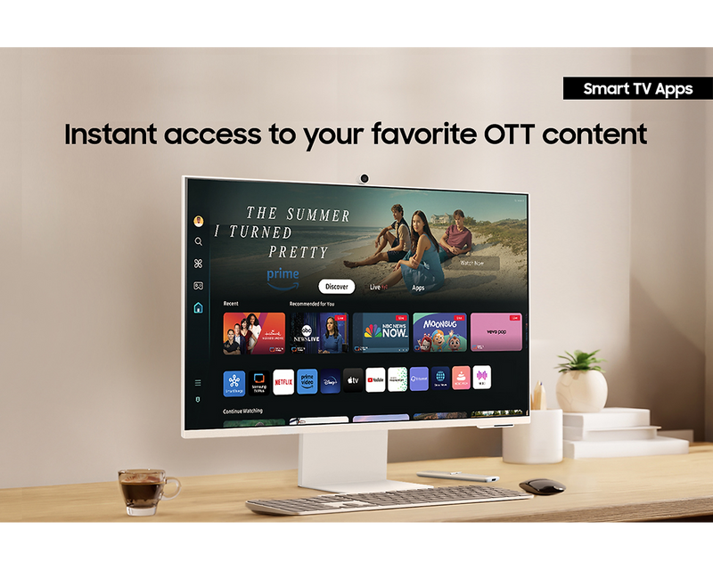 Samsung 32'' Monitor Speaker LS32DM801UUXXU (Has 1 Dust Specks On Screen) (Refurbished B-Grade)