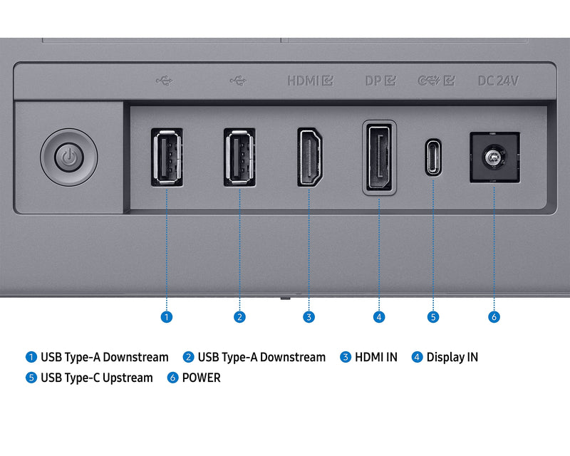 Samsung 32'' Smart Monitor M90SF (Has Small Dent On Back Of The Monitor Casing) (Refurbished B-Grade)