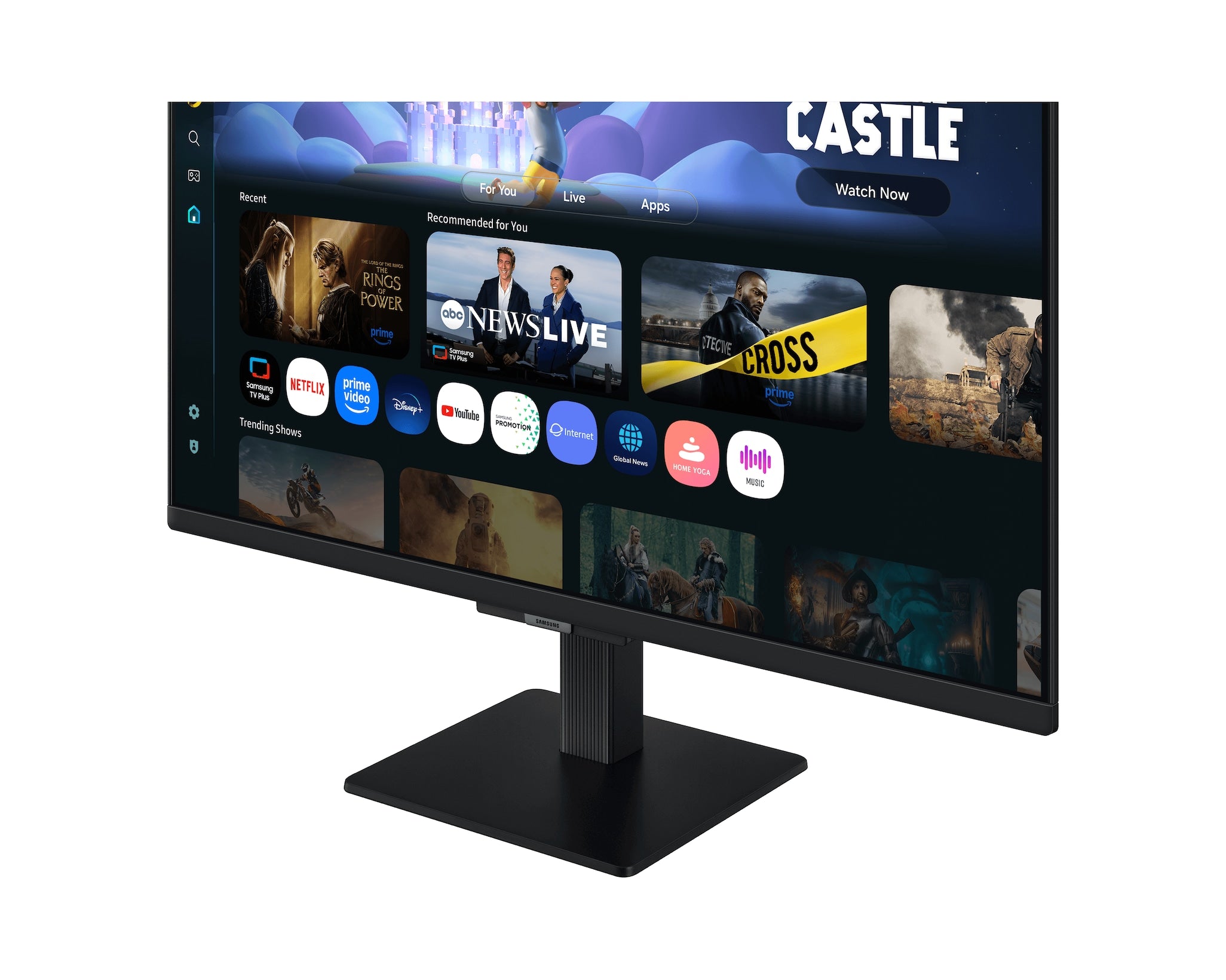 Samsung 27'' Smart Monitor M5 M50F FHD With Speakers 1920x1080 LS27FM500EUXXU (New / Open Box)