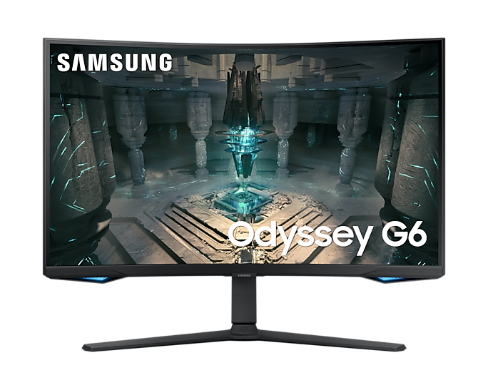 Samsung 32'' Gaming Monitor Curved Smart 240Hz 2560x1440 Speakers LS32BG650EUXXU (Refurbished B-Grade)