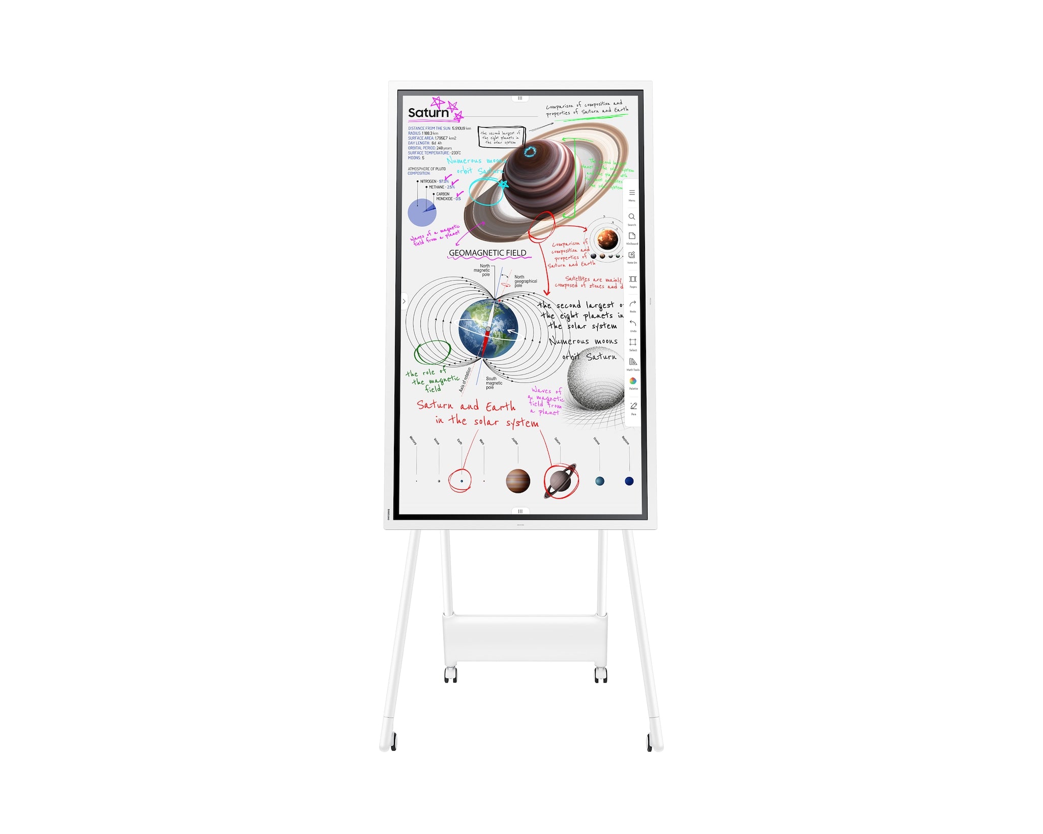 Samsung Flip Pro Interactive Display LH55WMBWBGCXEN (Missing The Terminal Cover) (Refurbished B-Grade)