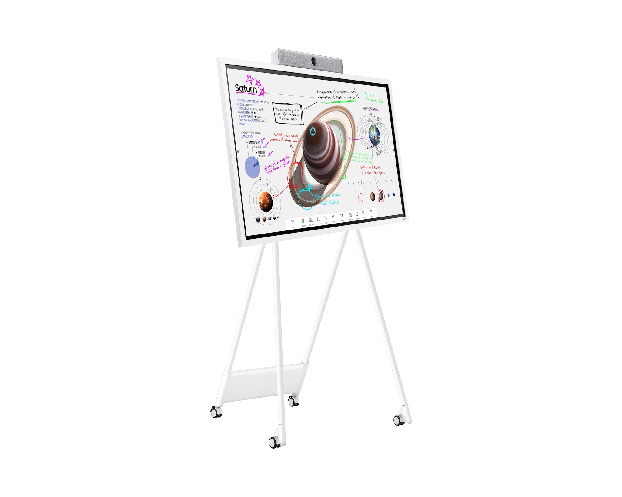 Samsung Flip Pro Interactive Display LH55WMBWBGCXEN (Missing The Terminal Cover) (Refurbished B-Grade)