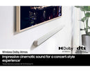 Samsung Soundbar With Subwoofer Lifestyle S801D Ultra Slim 3.1.2Ch HW-S801D/XU (Renewed)