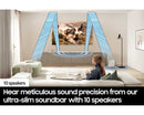 Samsung Soundbar With Subwoofer Lifestyle S801D Ultra Slim 3.1.2Ch HW-S801D/XU (Renewed)