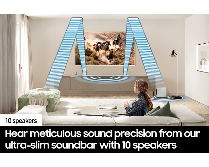 Samsung Soundbar With Subwoofer Lifestyle S801D Ultra Slim 3.1.2Ch HW-S801D/XU (Refurbished B-Grade)