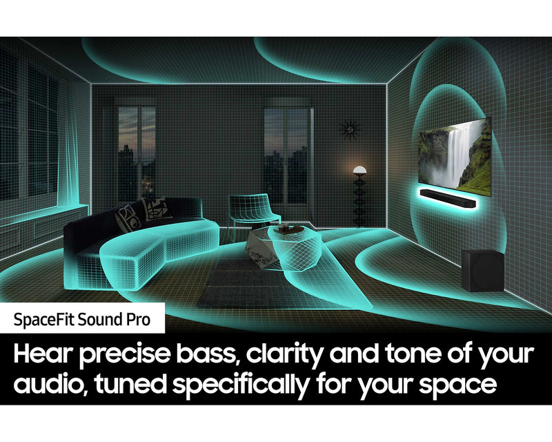 Samsung Cinematic Soundbar 11.1.4 Subwoofer Rear Speakers Q-Series HW-Q990D/XU (Refurbished B-Grade)