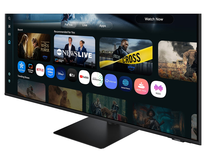 Samsung 43'' Smart Monitor Speakers LS43FM702UUXXU (Has 3 Dust Specks On Screen) (Refurbished B-Grade)