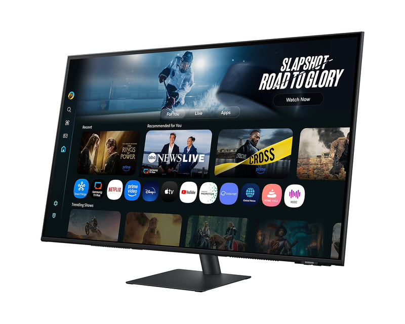 Samsung 43'' Smart Monitor Speakers LS43FM702UUXXU (Has 3 Dust Specks On Screen) (Refurbished B-Grade)