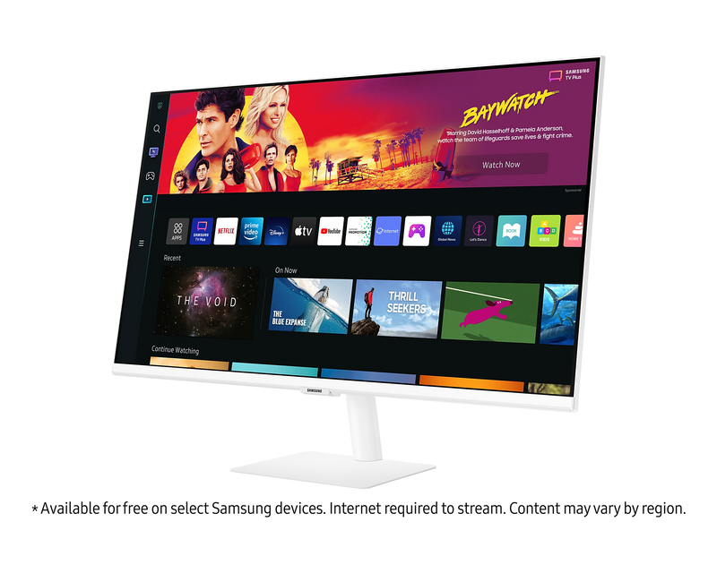 Samsung 32'' Smart Monitor 3840x2160 UHD USB-C Speakers & Remote LS32BM701UPXXU (Refurbished B-Grade)