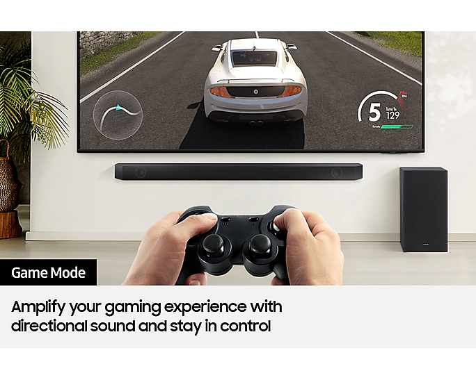 Samsung 2.1Ch Soundbar 360W With Wireless Subwoofer And Game Mode HW-B530/XU (Refurbished B-Grade)