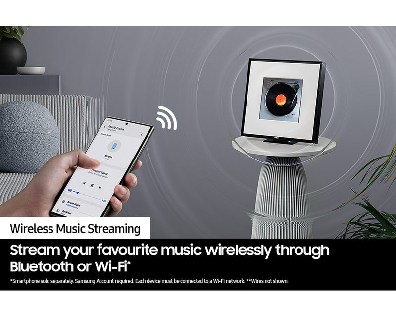 Samsung Wireless Smart Speaker Music Frame Alexa HW-LS60D/XU (No Wall Mount) (Refurbished B-Grade)