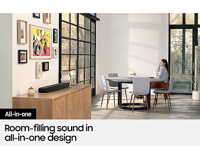 Samsung All-In-One Lifestyle Soundbar 5.0 Alexa HW-S60B/XU (No Wall Mount) (Refurbished B-Grade)