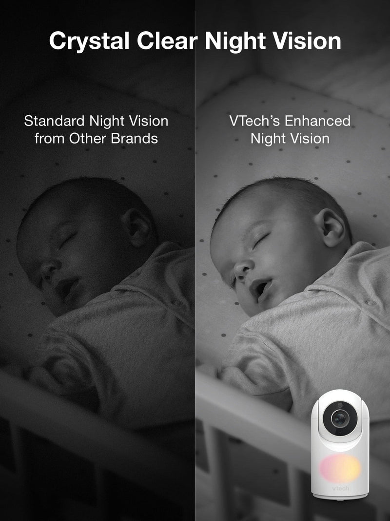 VTech VM5467 Video Baby Monitor 5'' Pan & Tilt With Night Light Lullabies (Refurbished B-Grade)