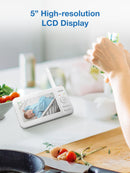 VTech VM5467 Video Baby Monitor 5'' Pan & Tilt With Night Light Lullabies (Refurbished B-Grade)