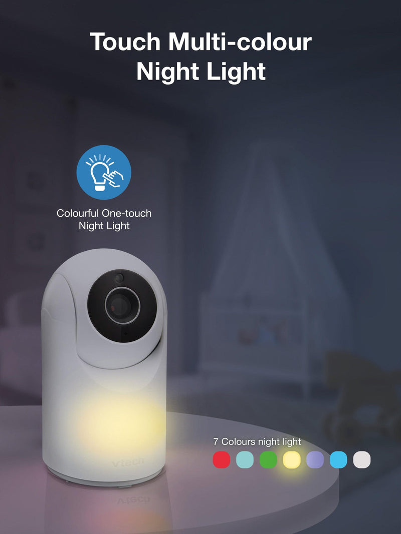 VTech VM5467 Video Baby Monitor 5'' Pan & Tilt With Night Light Lullabies (Refurbished B-Grade)