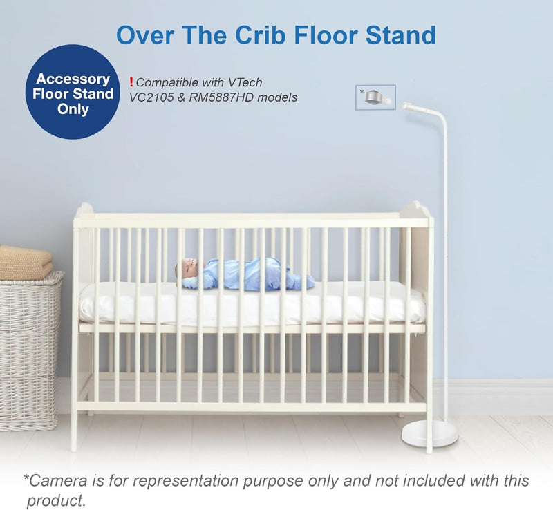 VTech VC2610 Over The Cot Baby Monitor Floor Stand For VC2105 And RM5887HD (Renewed)