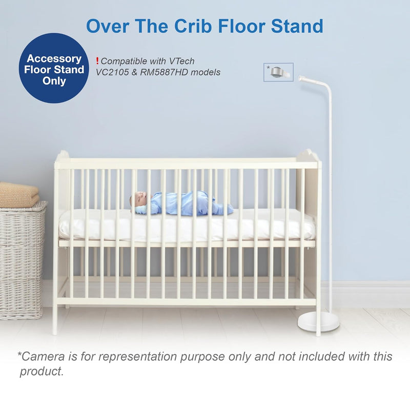 VTech VC2610 Over The Cot Baby Monitor Floor Stand For VC2105 And RM5887HD (Renewed)