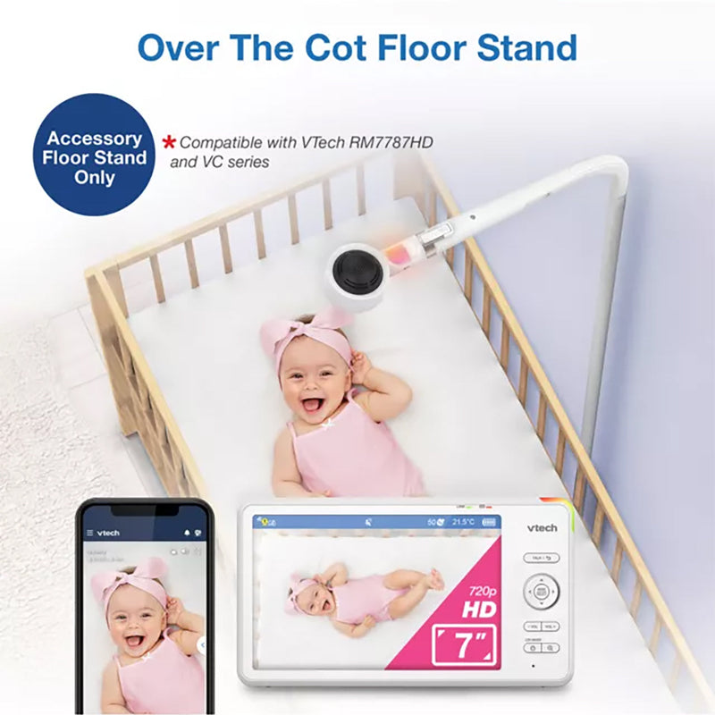VTech VC2610 Over The Cot Baby Monitor Floor Stand For VC2105 And RM5887HD (Renewed)