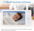 VTech RM7768HD Video Baby Monitor Smart Wi-Fi 7'' Touch Screen 1080p HD Camera (Renewed)