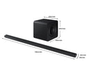 Samsung 3.1.2Ch Soundbar Ultra Slim With Subwoofer Dolby Atmos HW-S800D/XU (New)