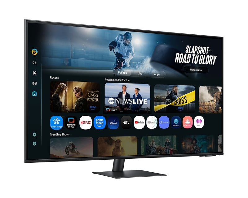 Samsung 43'' Smart Monitor Speakers LS43FM702UUXXU (Has 4 Dust Specks On Screen) (Refurbished B-Grade)