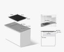 Samsung Induction Hob Four Burner Flex Zone Plus 7.4kW Wi-Fi NZ64B6058KK/U1 (New)