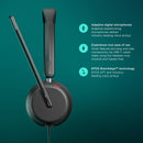 EPOS IMPACT 860T Double-Sided USB Wired Headset Noise-Canceling Wideband Audio (New)