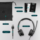 EPOS IMPACT 860T Double-Sided USB Wired Headset Noise-Canceling Wideband Audio (New)
