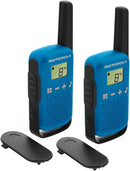 Motorola T42 Talkabout PMR446 2-Way Walkie Talkie Portable Radio Pack of 2 Blue (Renewed)