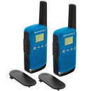 Motorola T42 Talkabout PMR446 2-Way Walkie Talkie Portable Radio Pack of 2 Blue (Renewed)