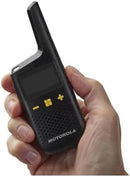Motorola XT185 PMR446 Walkie Talkie Radio Licence Free Two Way Twin Pack Black (Refurbished B-Grade)