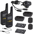 Motorola XT185 PMR446 Walkie Talkie Radio Licence Free Two Way Twin Pack Black (Refurbished B-Grade)