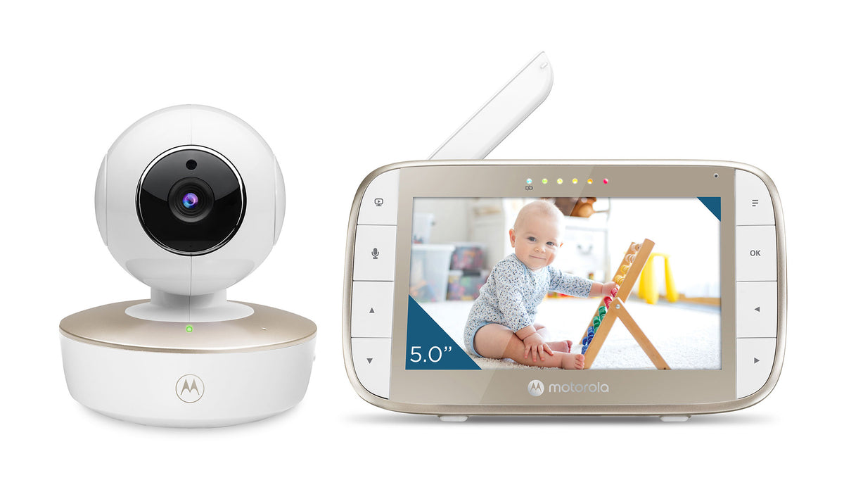Motorola Video Baby Monitor Nursery VM50G Infrared Night Vision Zoom, Tilt & Pan (Renewed)