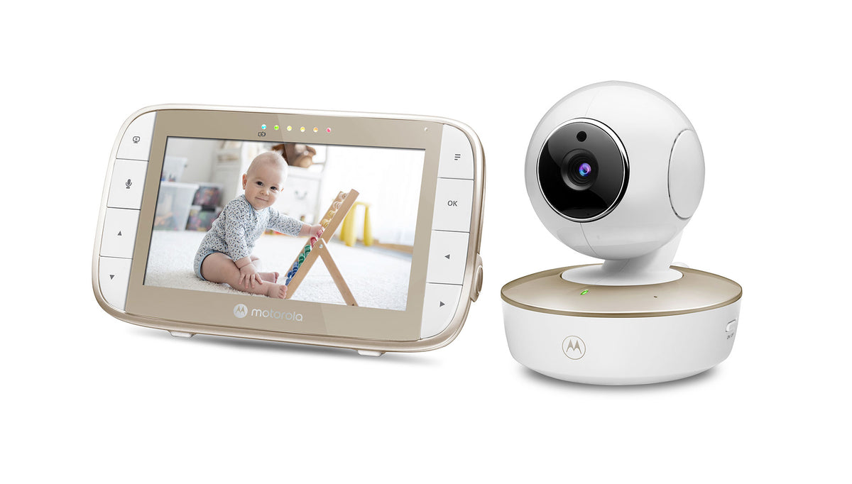 Motorola Video Baby Monitor Nursery VM50G Infrared Night Vision Zoom, Tilt & Pan (Renewed)