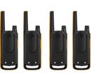 Motorola T82 Extreme Two Way Radio Walkie Talkie 16 Channels 4 Pack Yellow/Black (Renewed)